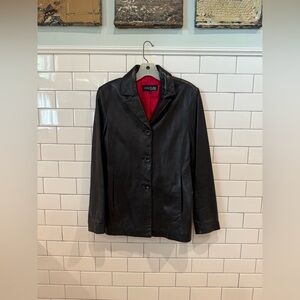 Couture by I.Park Black Leather Jacket